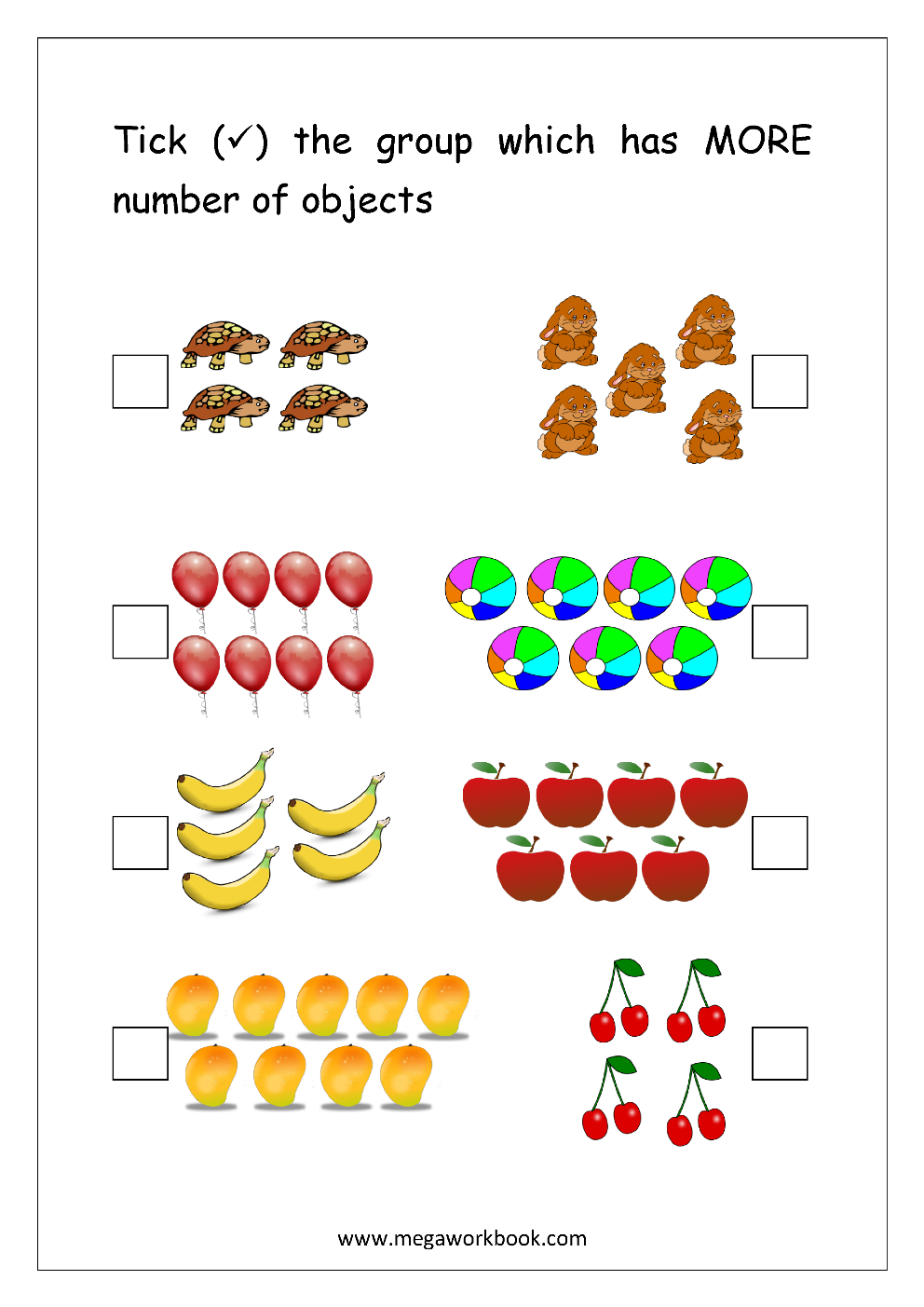 Number Value, Which Is More, Which Is Less, Compare Activity regarding More Or Less Activity Worksheet