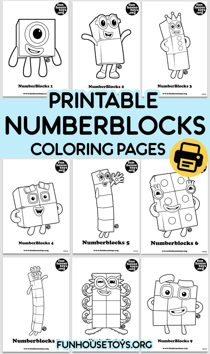 Numberblocks Printables with Numberblocks Printables Free Download