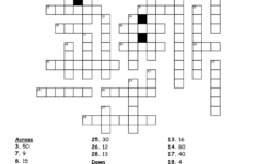 Numbers 1-100 Crossword – Wordmint within Printable Number Crosswords