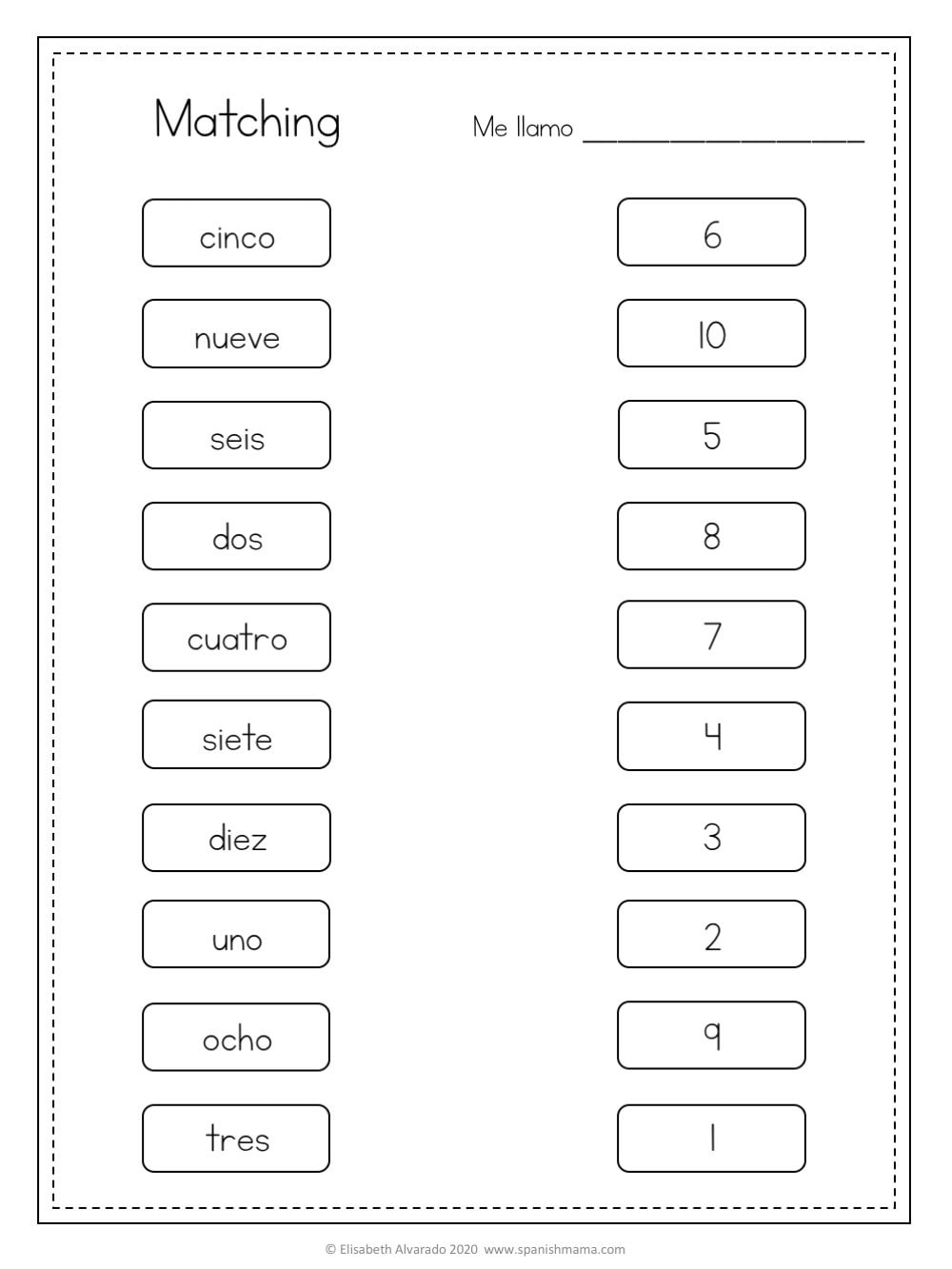 Numbers In Spanish Worksheets And How To Count 1-1000 with regard to Printable Spanish Numbers 1 20 Worksheet