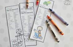 Old Testament Bible Bookmarks – Kids Bible Teacher within Free Printable Books Of The Bible Bookmarks