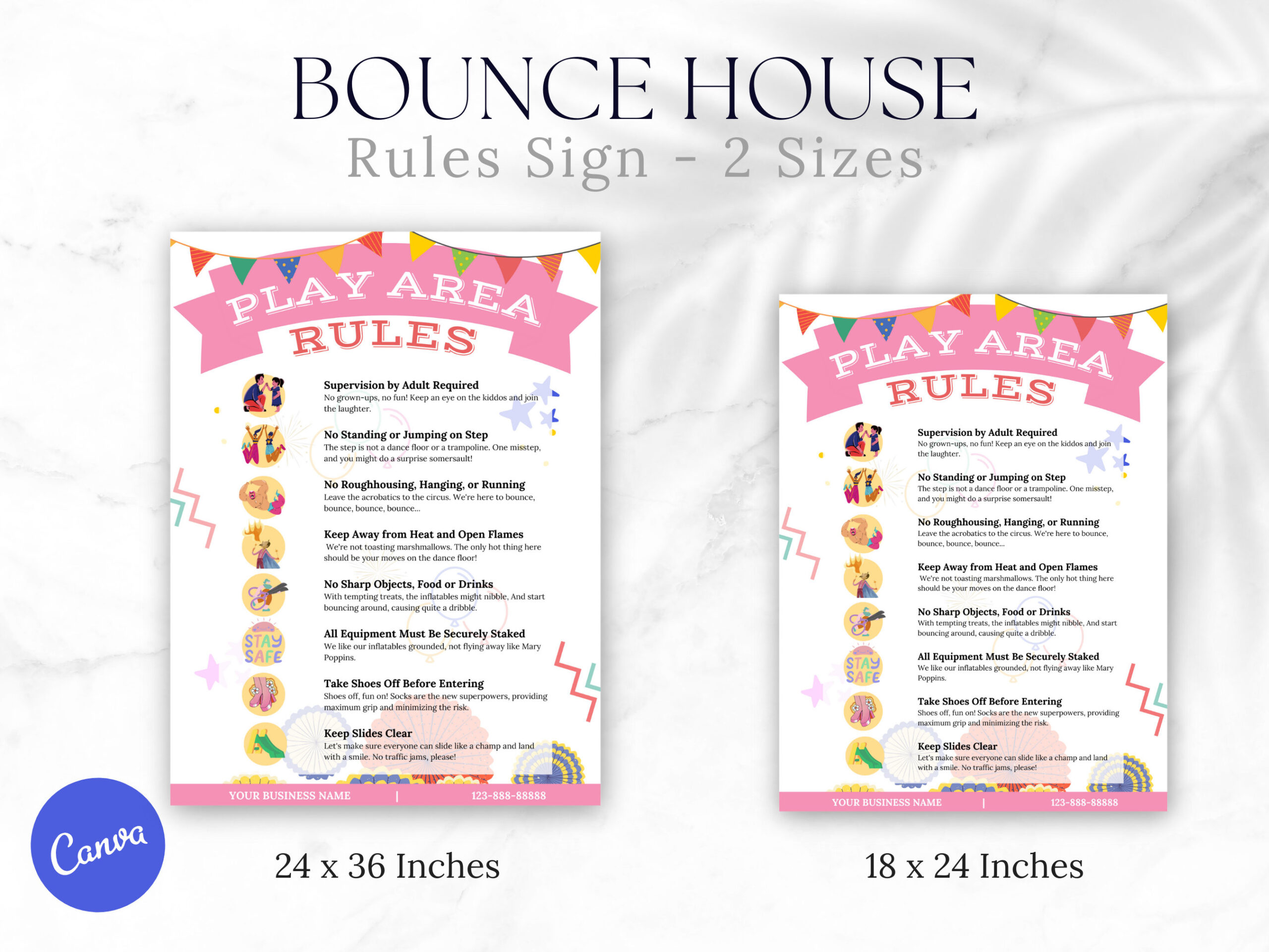 Outdoor Bounce House Rules Sign | Printable Kids Play Rules | Soft inside Bounce House Rules Printable