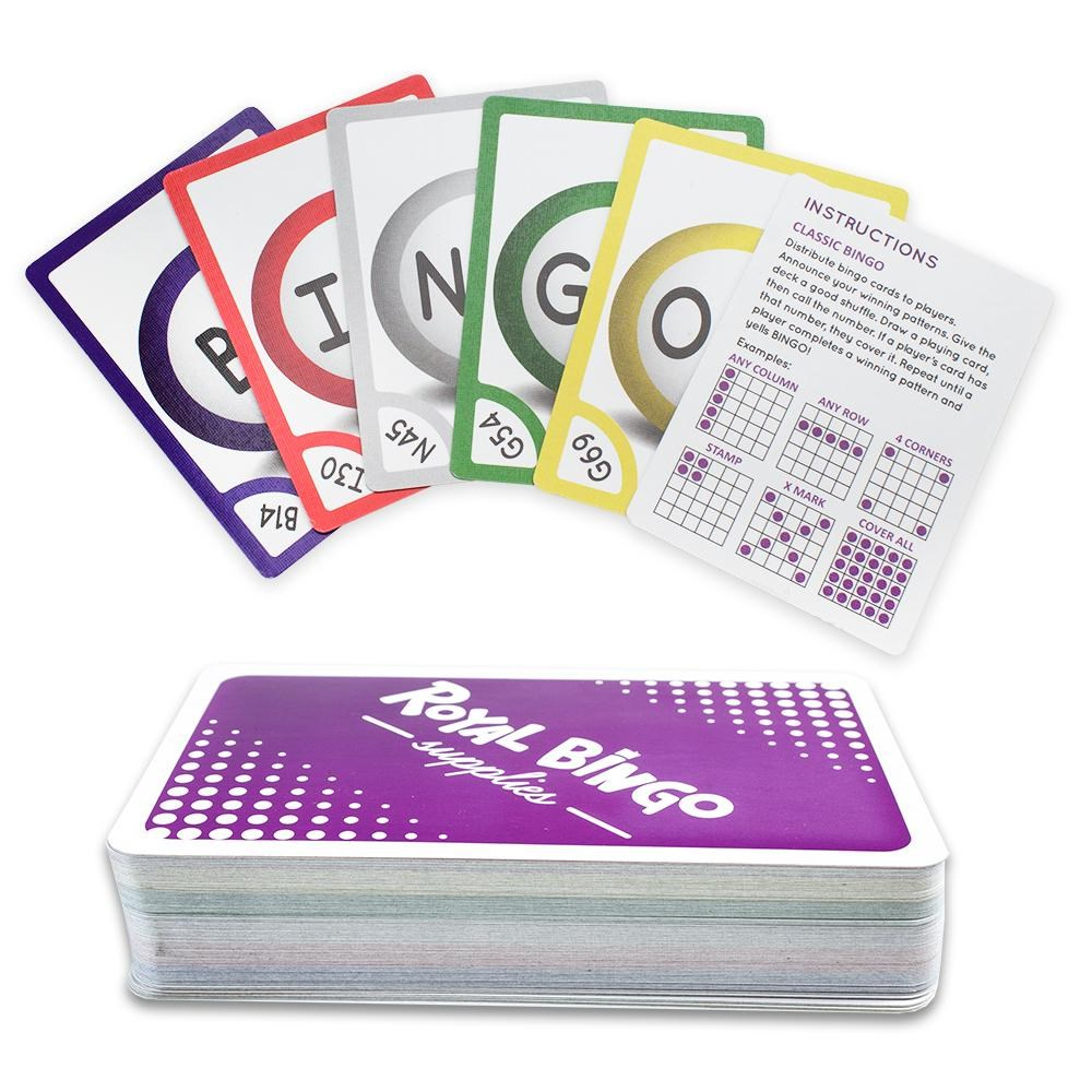 Pack Of 81 Bingo Calling Cards - Pocket-Sized, Easy-Read | Gbin-801 for Bingo Calling Cards Deck