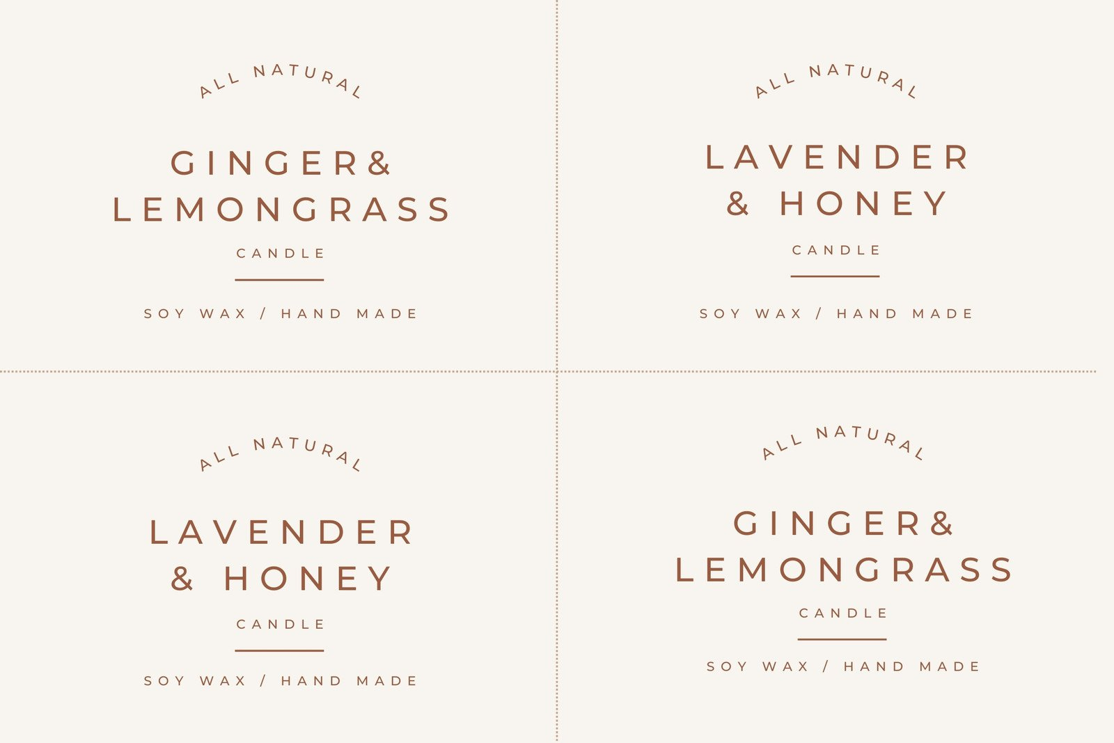 Page 4 - Free Printable Custom Candle Label Templates | Canva regarding Downloadable Free Printable Candle Labels
