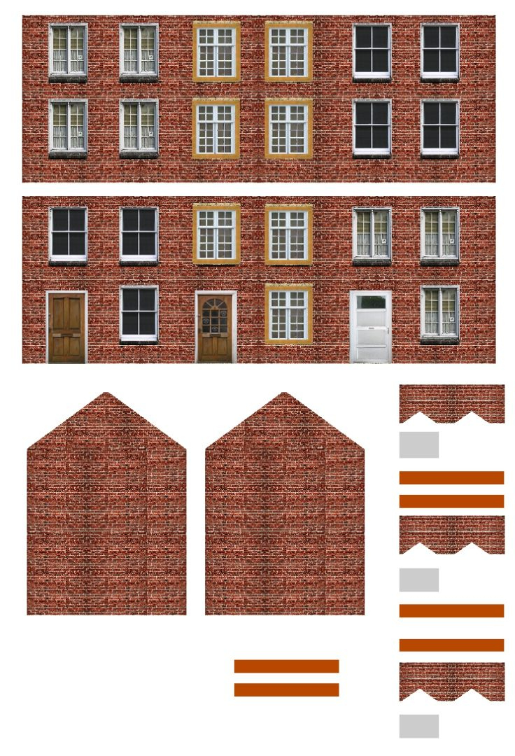 Paper Buildings - 10 Free Pdf Printables | Printablee intended for Free Printable Ho Scale Buildings