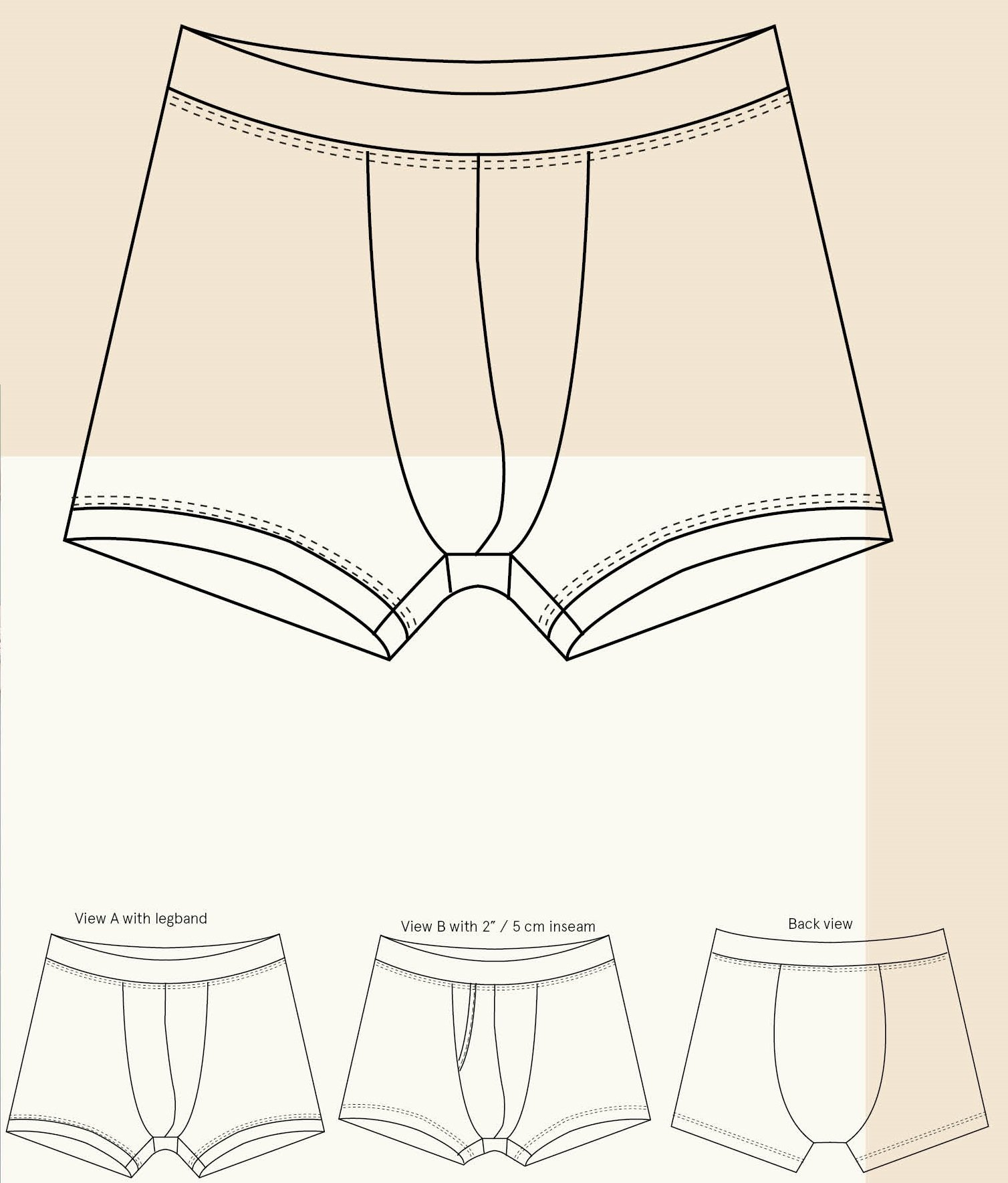 Patterned Mens Underwear Sales regarding Printable Mens Briefs Sewing Pattern Free