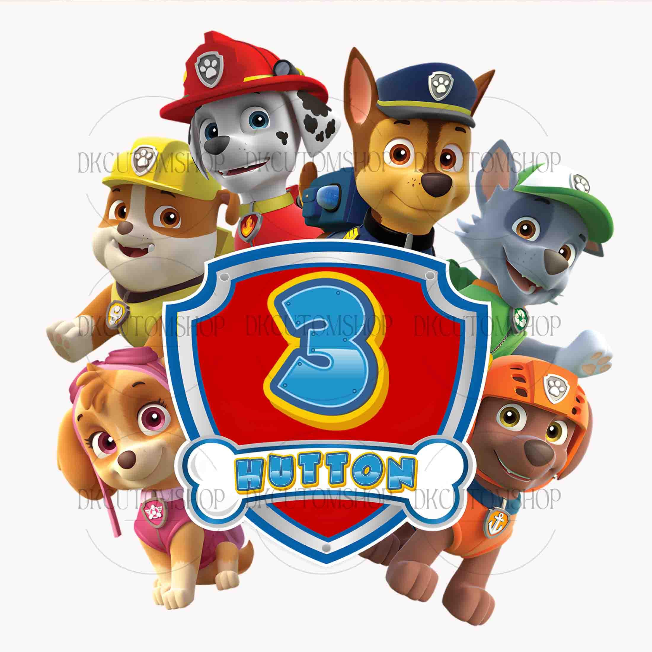 Paw Patrol Birthday Shirt Svg - Etsy Canada throughout Printable Paw Patrol Birthday Shirt Template