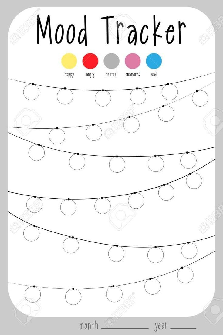Pin On Calendario Estado Emocional intended for March Mood Tracker Printable
