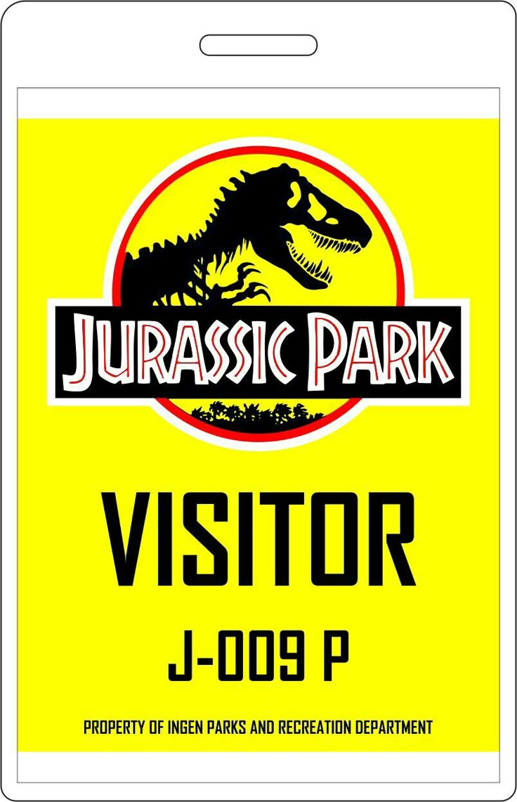 Pinadam Hudson On Jurassic Park Jeep | Jurassic Park, Jurassic regarding Printable Jurassic Park Id Badge Template Free