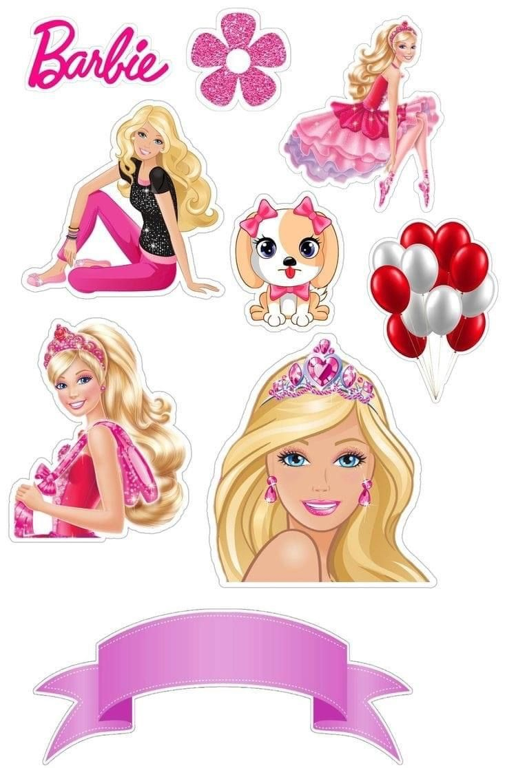 Pinaileen Sira On Ideas Para Fiestas | Barbie Cupcakes, Barbie with regard to Free Printable Barbie Cupcake Toppers