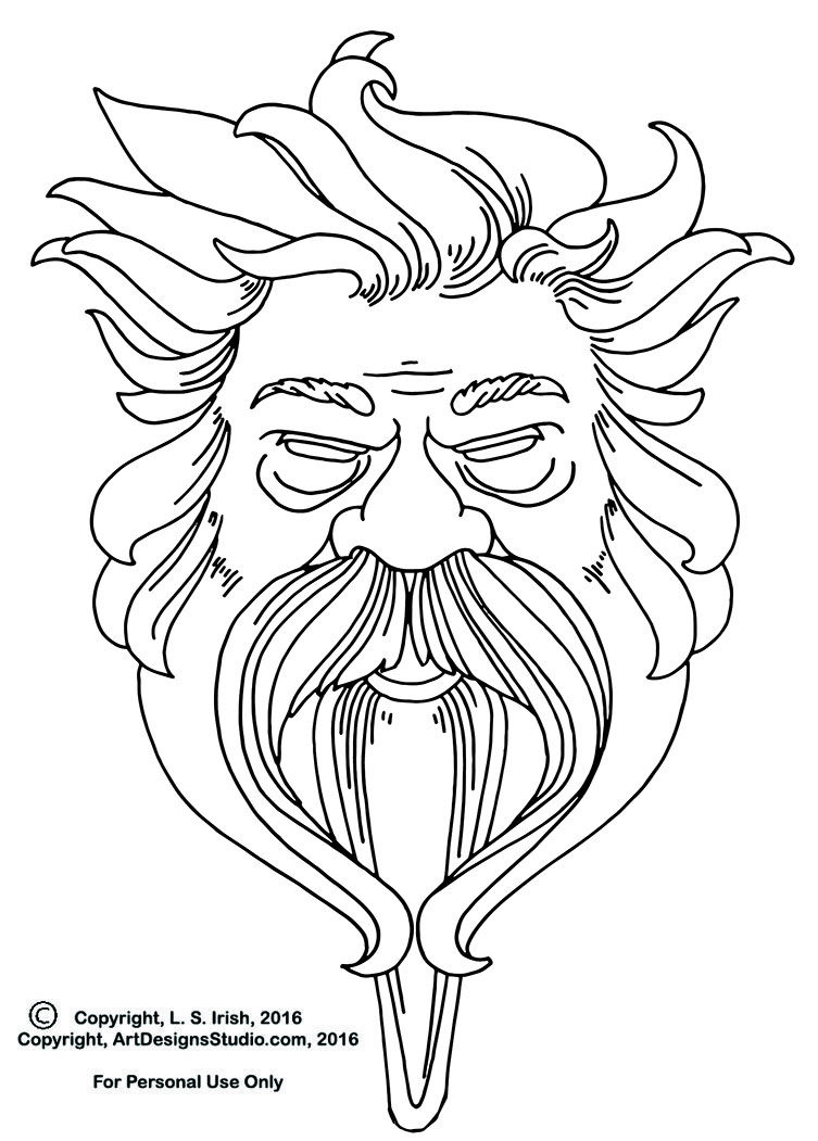 Pinvicki Fowler On Art - Faces | Wood Carving Faces, Wood regarding Printable Wood Spirit Carving Patterns Free
