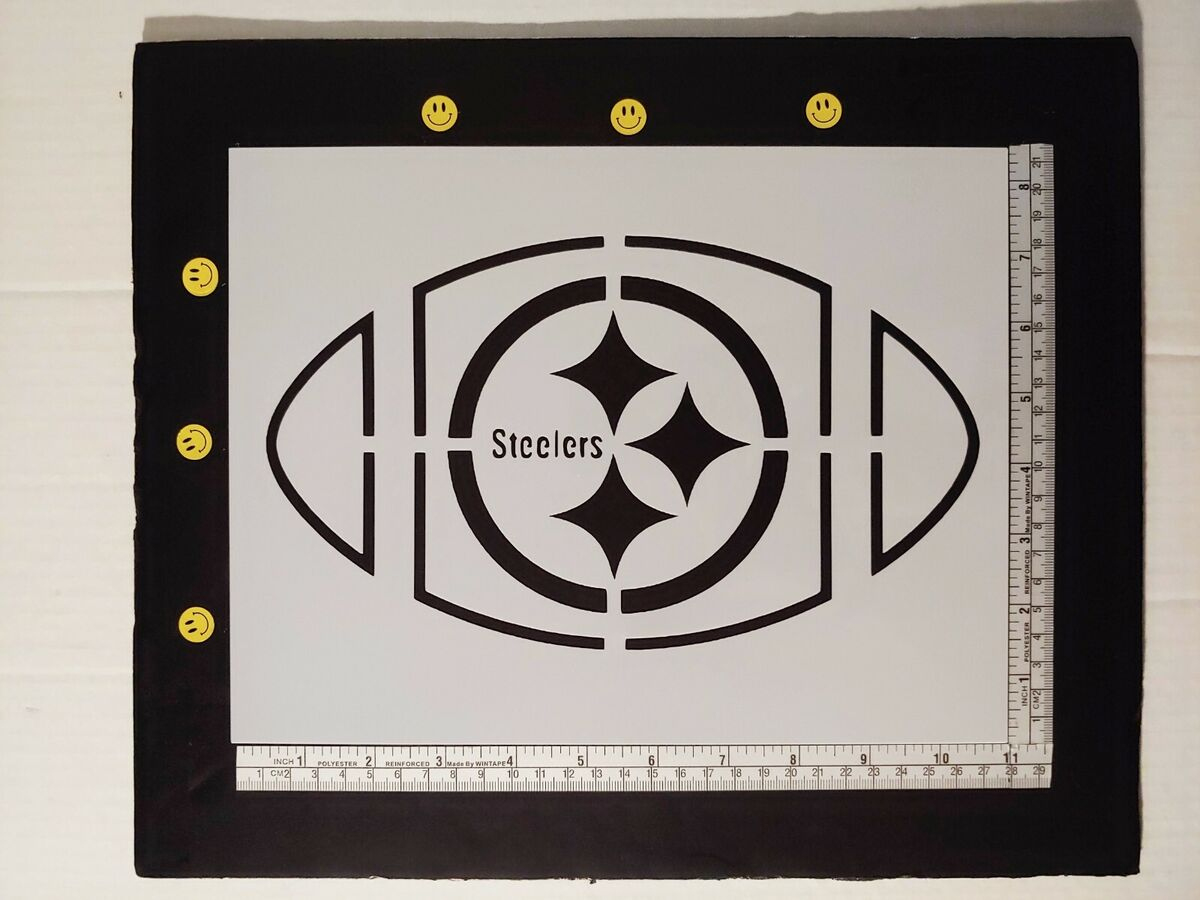 Pittsburgh Steelers Football 11&amp;quot; X 8.5&amp;quot; Custom Stencil Fast Free intended for Free Printable Steelers Stencils