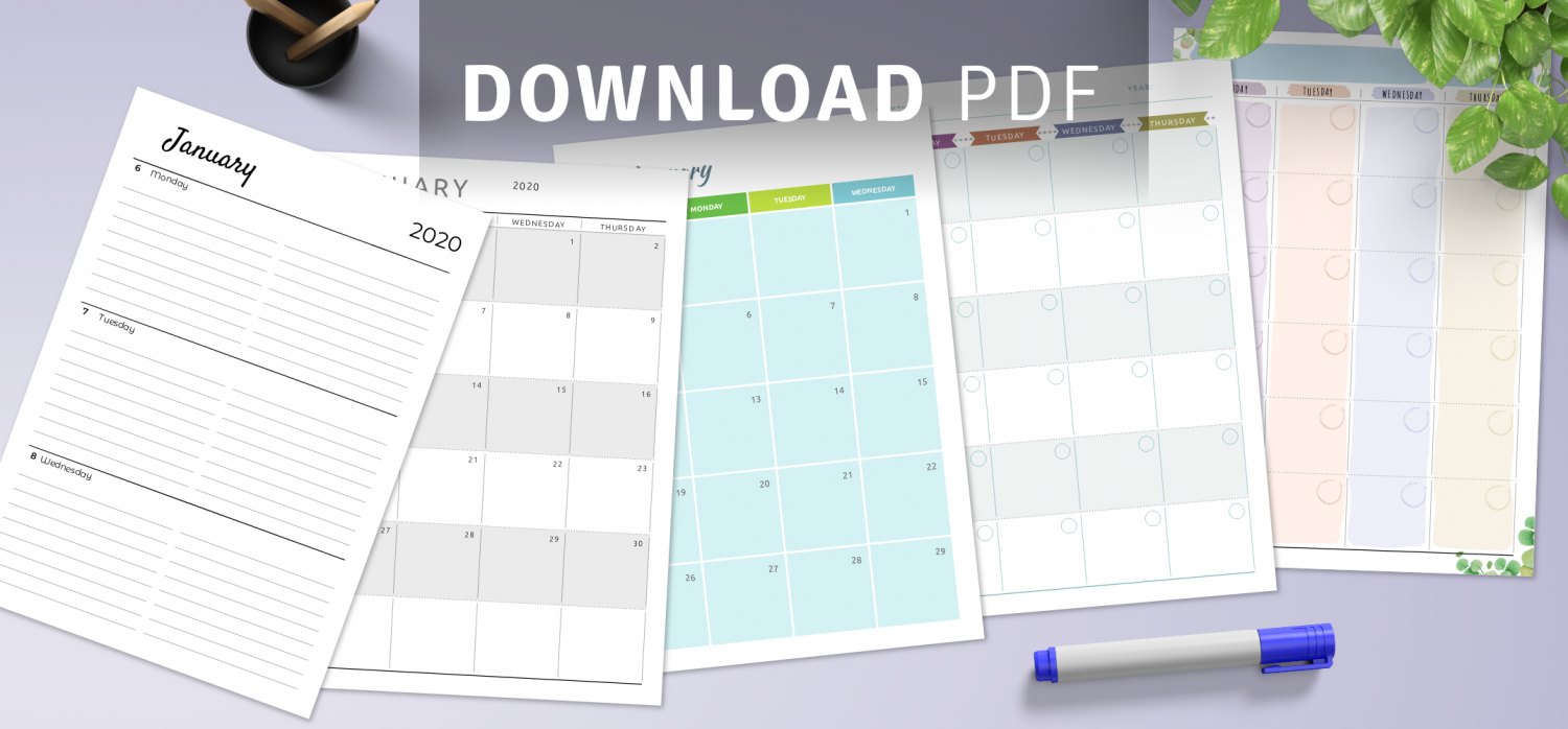 Planner Printable A5 Templates - Download Pdf with regard to A5 Planner Free Printables
