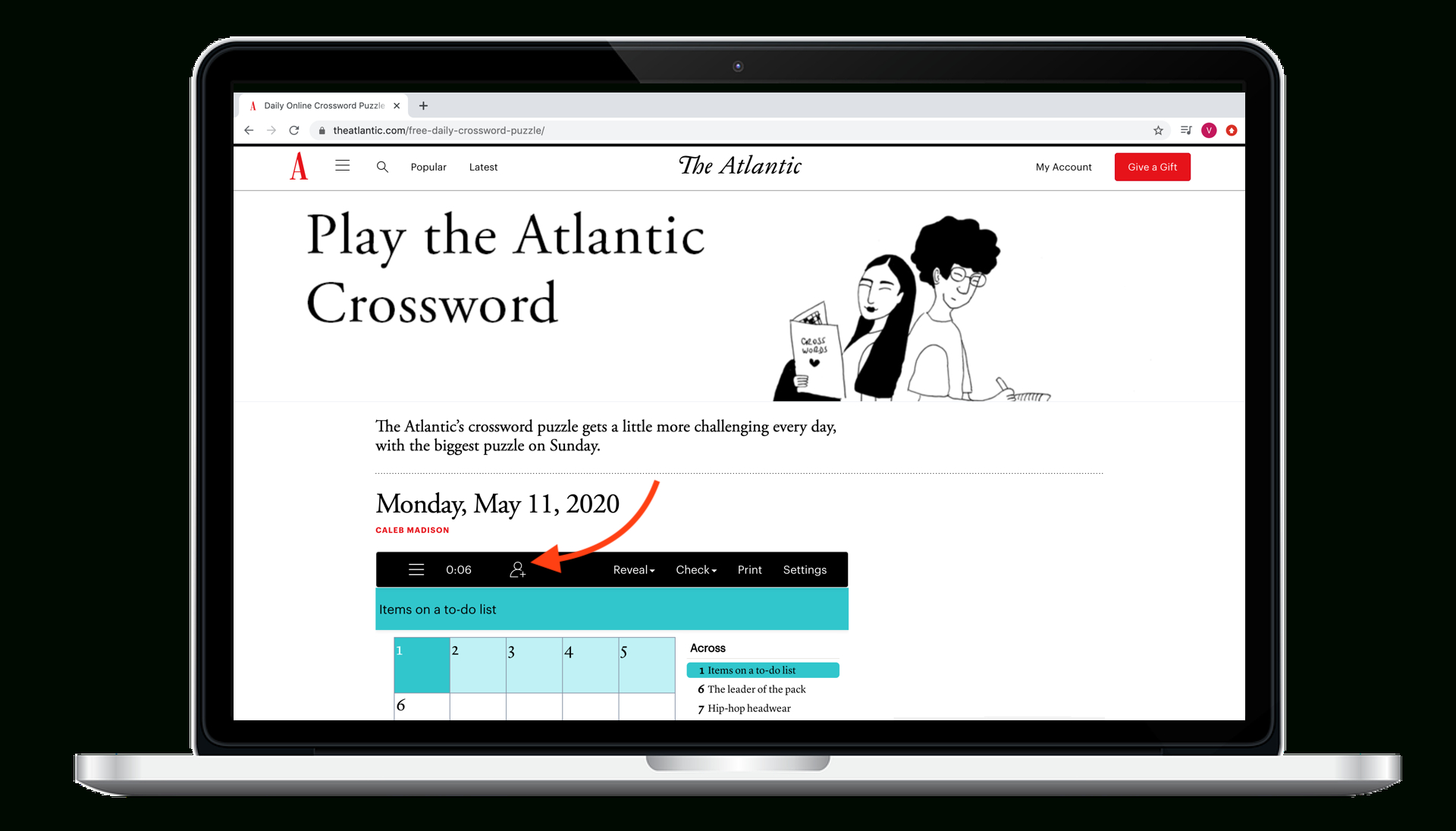 Play The Atlantic Crossword – Help Center inside Atlantic Mini Crossword Today Free Printable