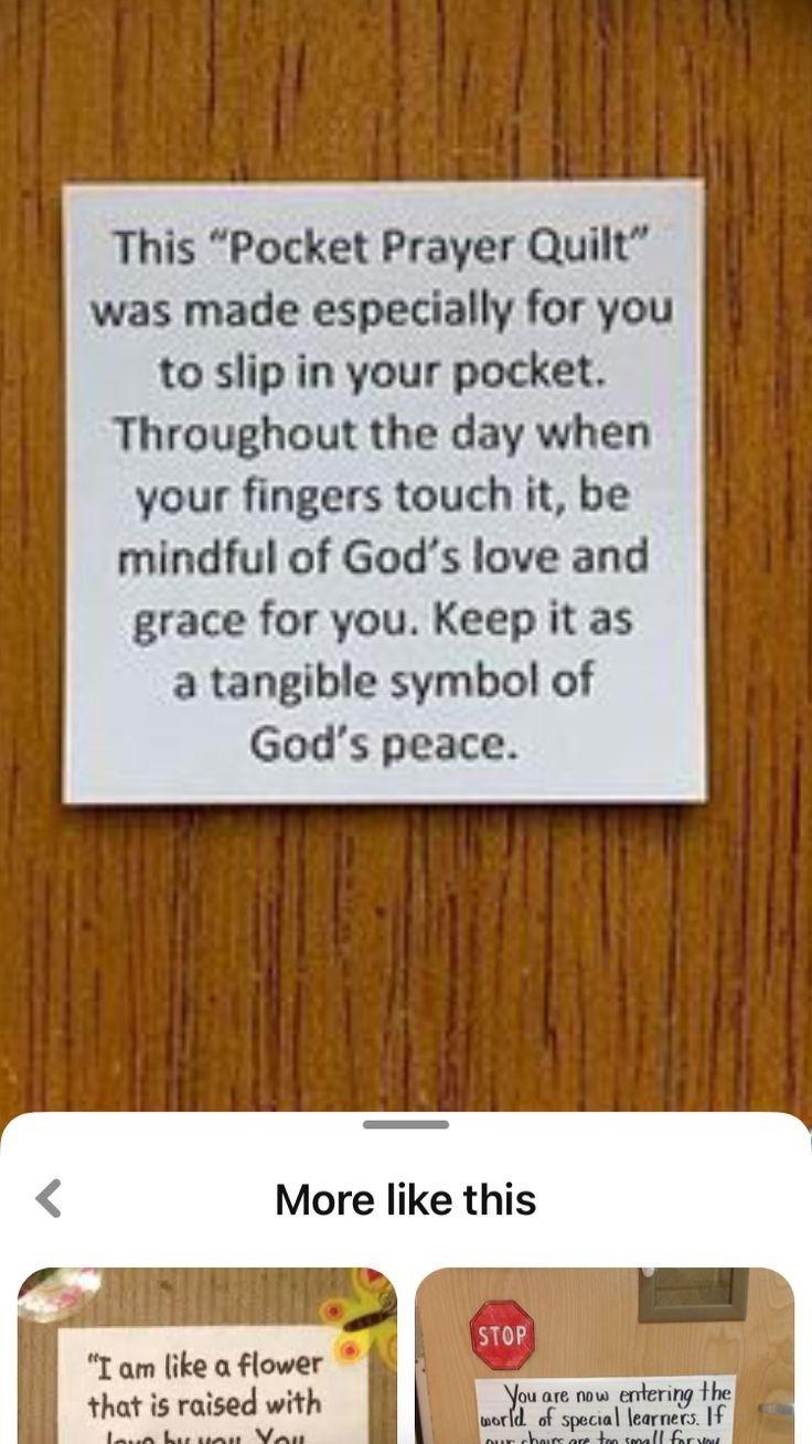 Pocket Prayer Quilt - A Special Gift For You regarding Free Printable Pocket Prayer Quilt Poem