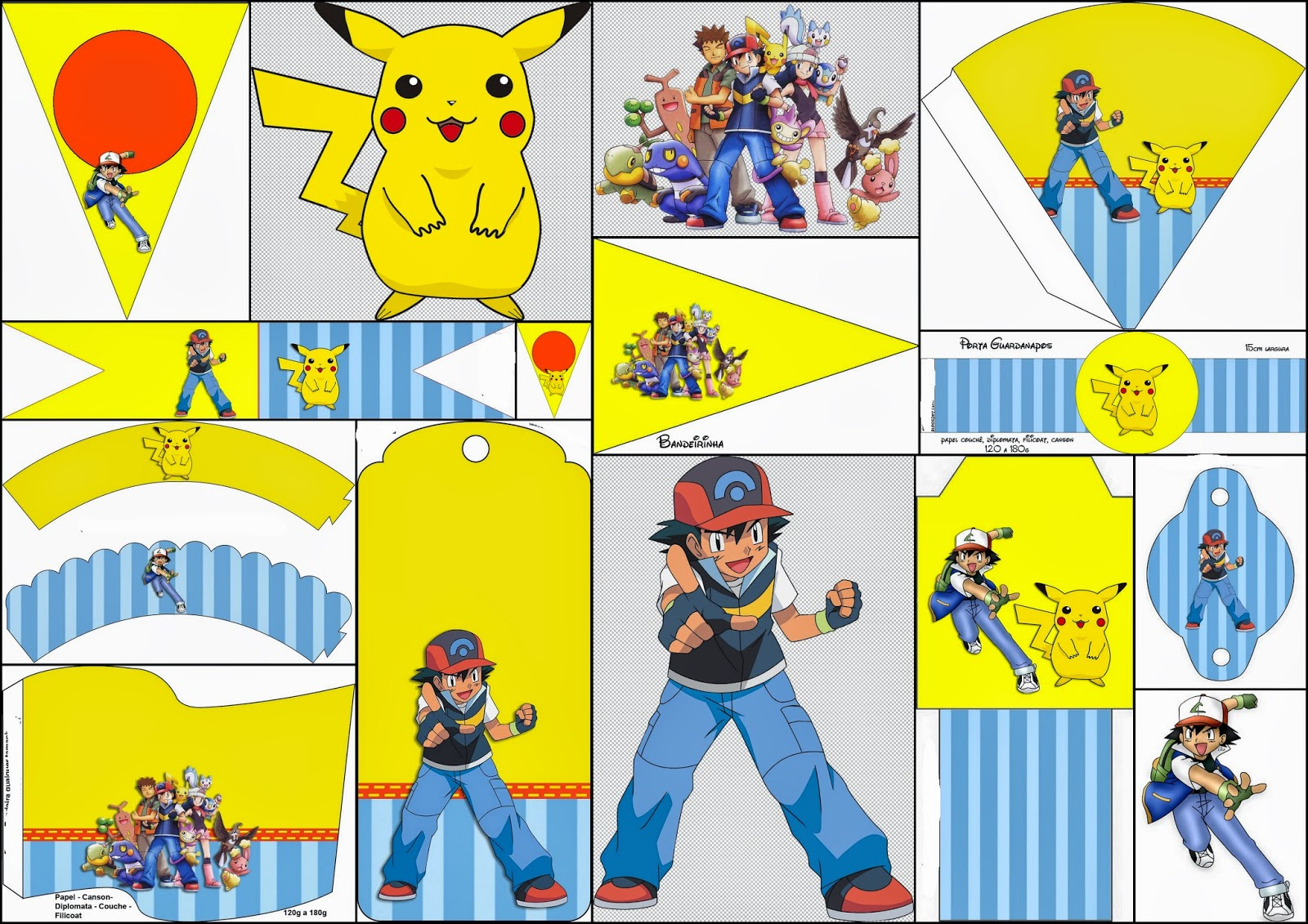 Pokemon: Free Party Printables And Images. - Oh My Fiesta! For Geeks inside Pokemon Birthday Free Printables