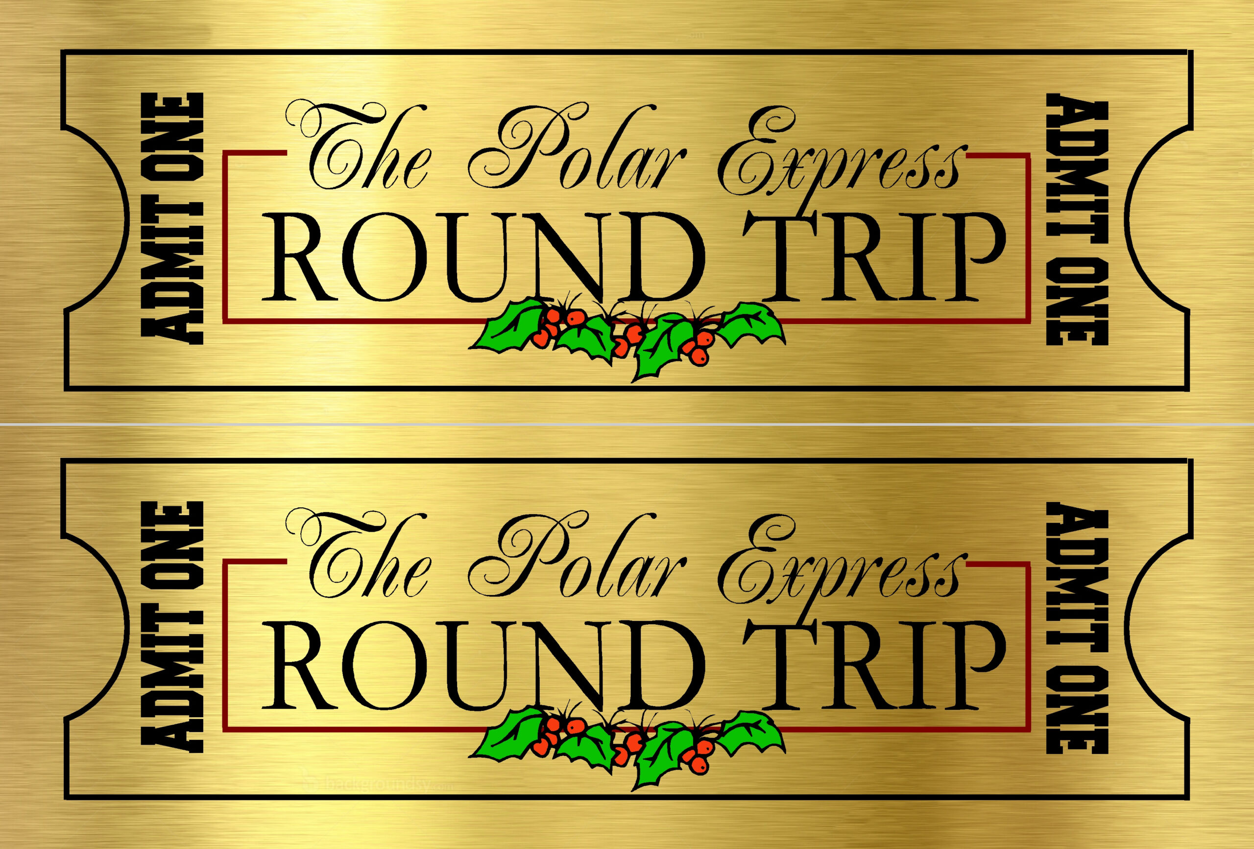 Polar Express Ticket – The Idea Door with Printable Polar Express Ticket Free