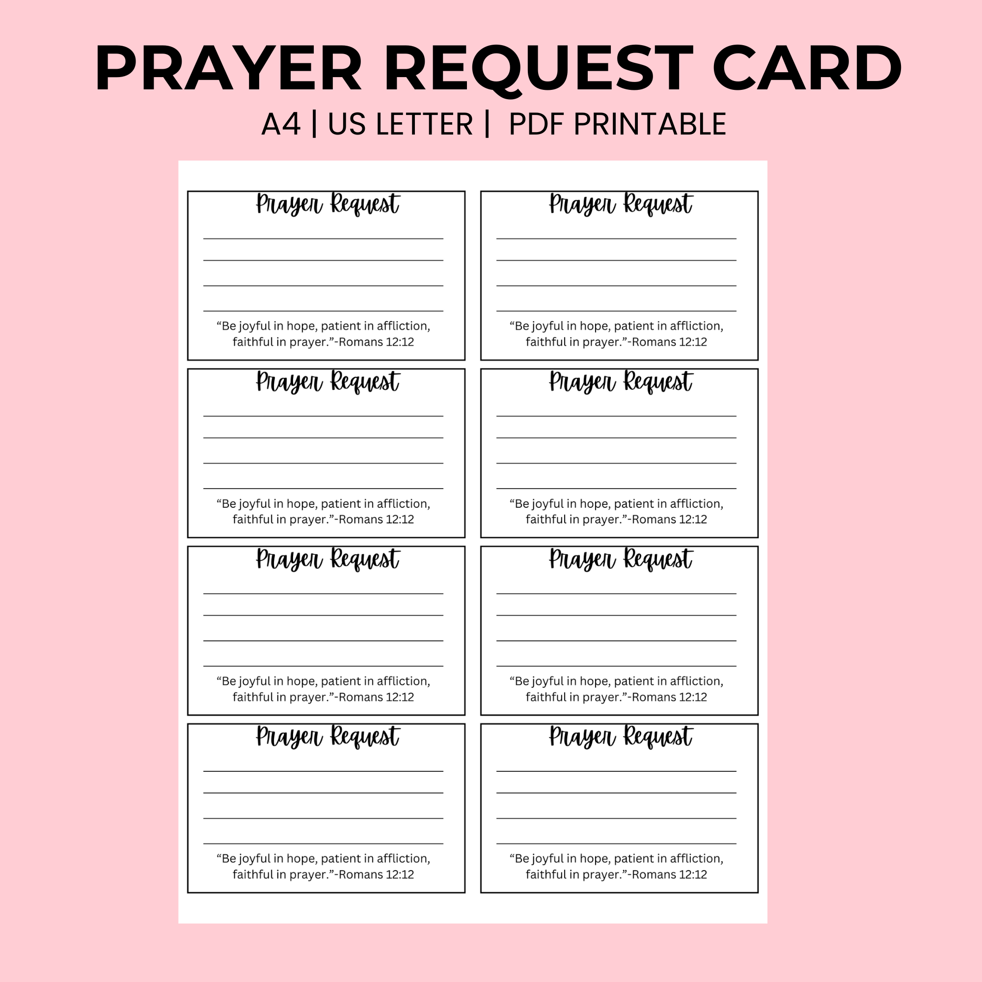 Prayer Request Card Printable for Printable Prayer Cards Free