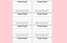 Prayer Request Card Printable throughout Free Printable Prayer Cards