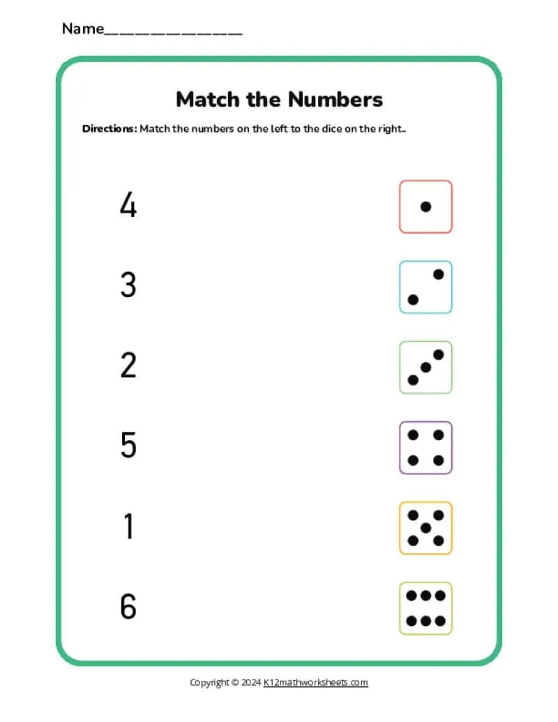 Preschool Number Worksheets throughout Preschool Numbers Worksheet Printable