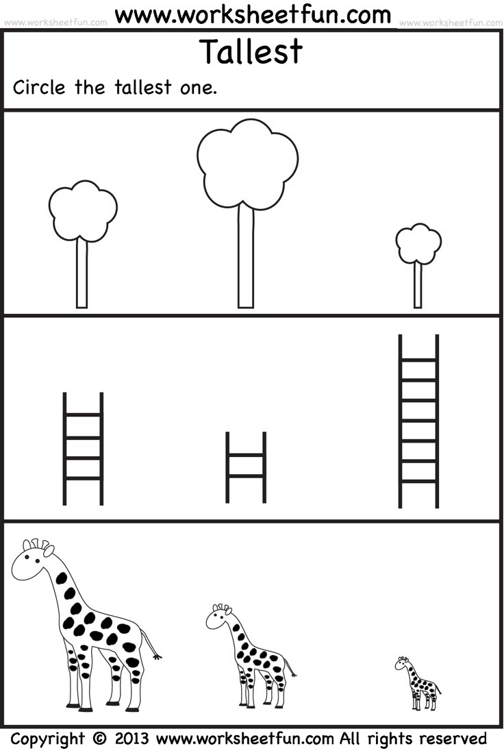 Preschool Worksheets / Free Printable Worksheets for Printable Worksheets For Preschoolers