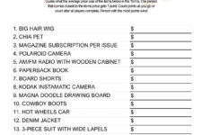 Printable 1970'S The Price Is Right Game: Bring The Classic Game intended for Price Is Right Printable Game For Seniors