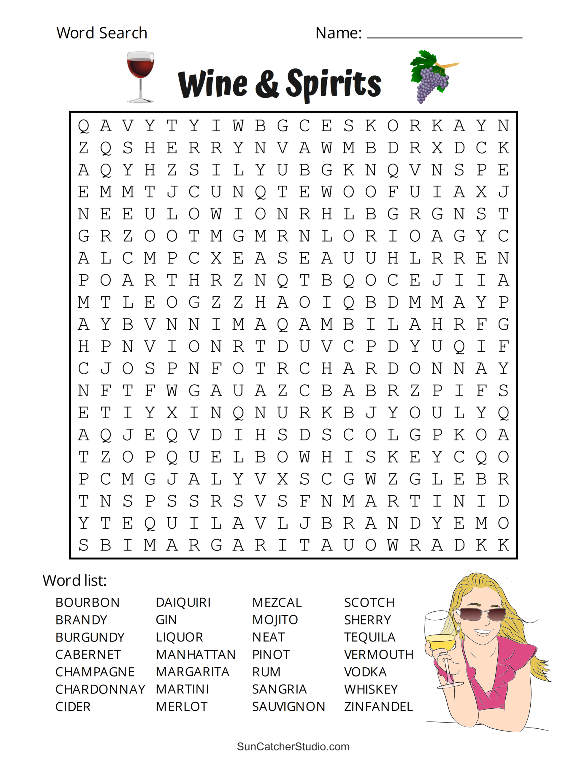 Printable Adult Word Search Puzzles (Word Find) – Free Printables within Free Printable Word Searches For Adults