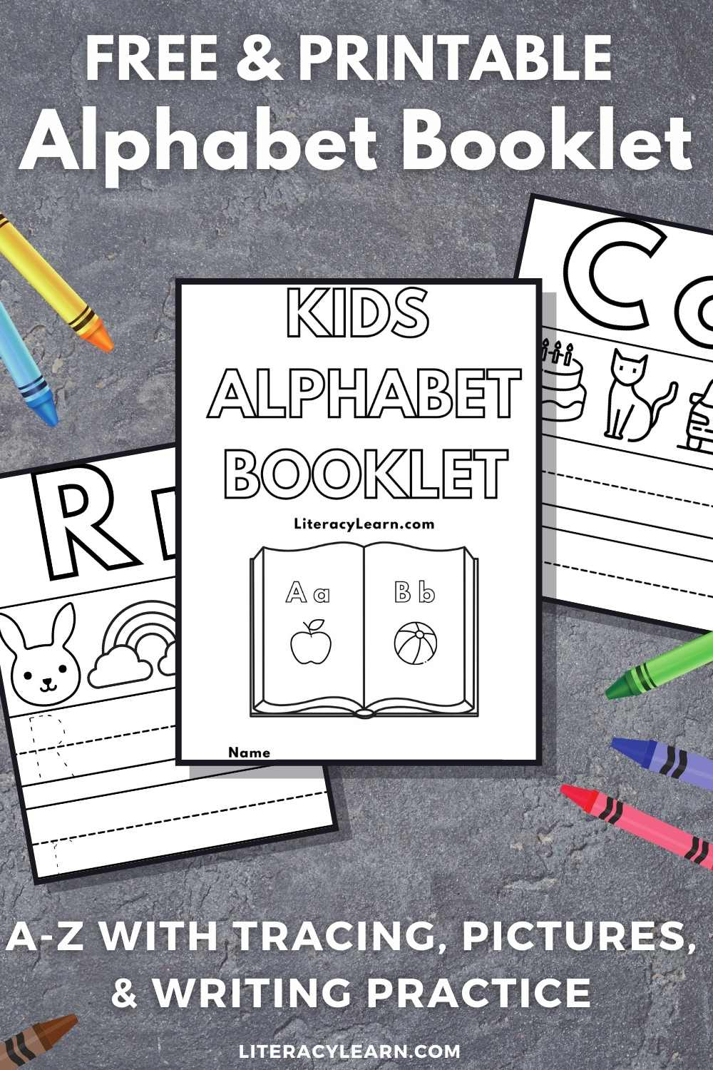 Printable Alphabet Book For Kids - Free Download! - Literacy Learn for Free Printable Abc Books