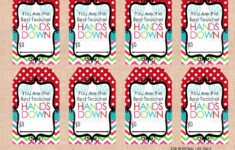 Printable Best Teacher Hands Down Gift Tags, Printable Teacher Appreciation  Soap Gift Tagssunshinetulipdesign – Etsy Australia throughout Hands Down Teacher Appreciation Printable