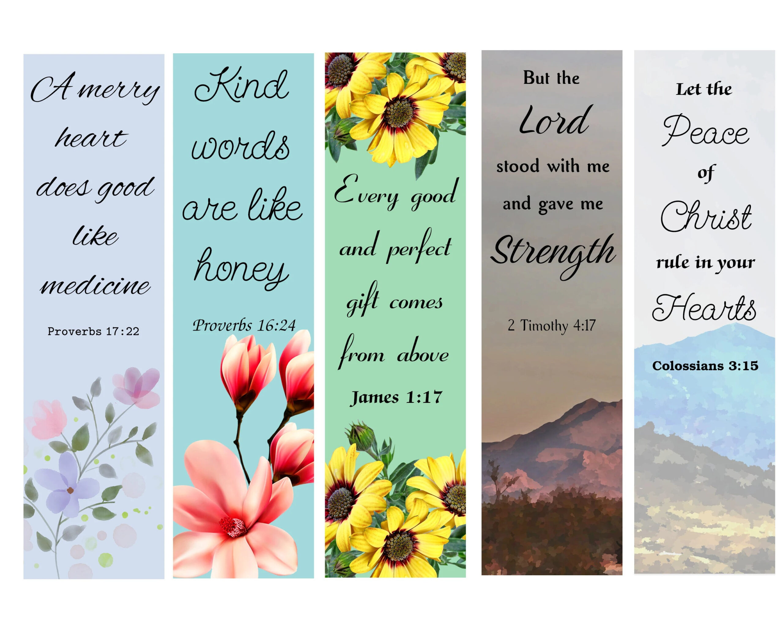 Printable Bible Verse Bookmarks - Printable Party Favors regarding Free Printable Biblical Bookmarks
