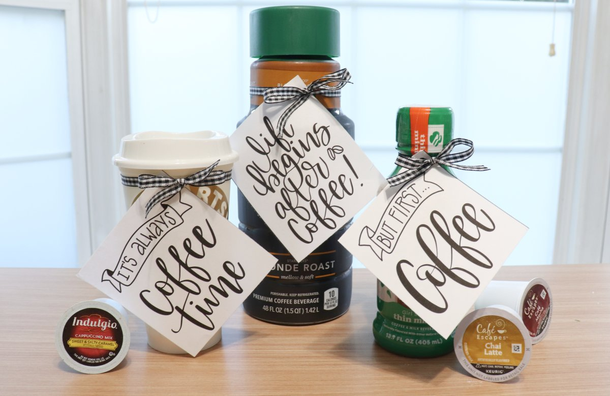 Printable Coffee Gift Tags - Amy Latta Creations with regard to Free Printable Coffee Gift Tags