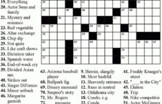 Printable Crossword With Answers | Printable Crossword Puzzles 7D within Newsday Crossword Puzzle Brains Only Printable