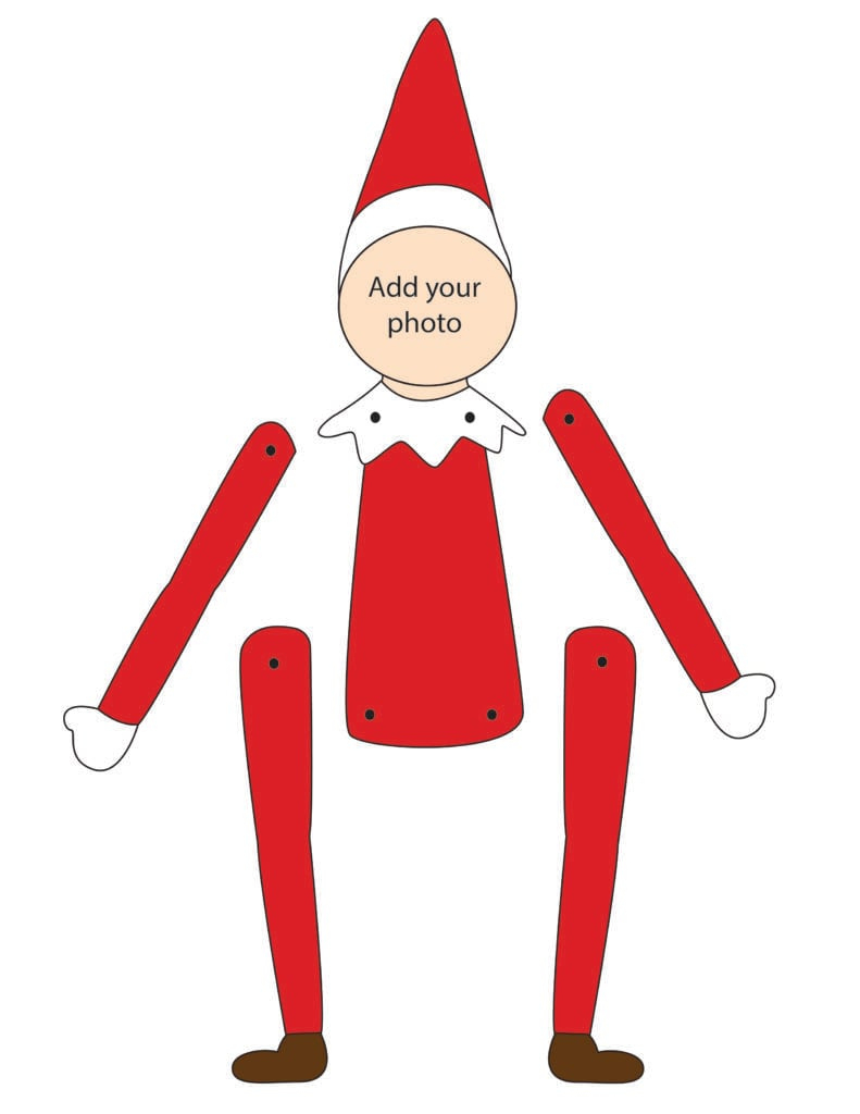 Printable Elf Template (3 Options) - Freebie Finding Mom within Free Elf Printable Template