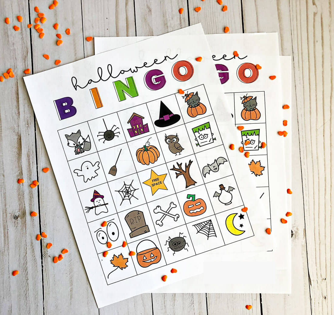 Printable Halloween Bingo in Halloween Bingo Cards Free