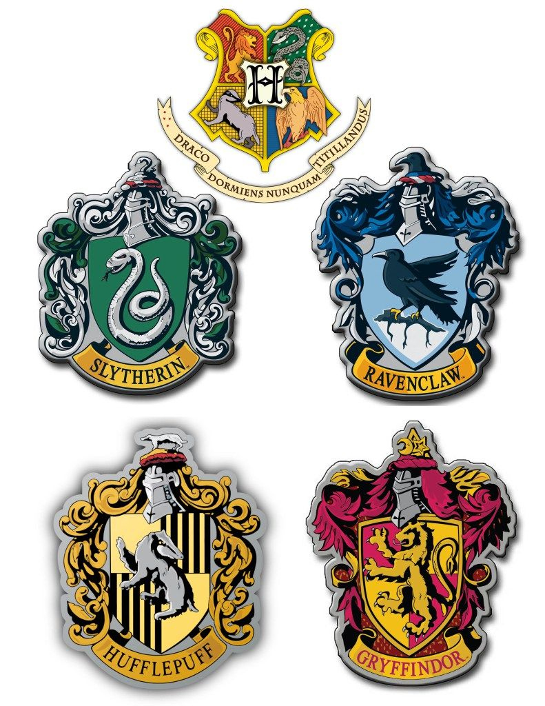 Printable: Hogwarts House Crests - Damn Good Shindig inside Harry Potter Printable Crests