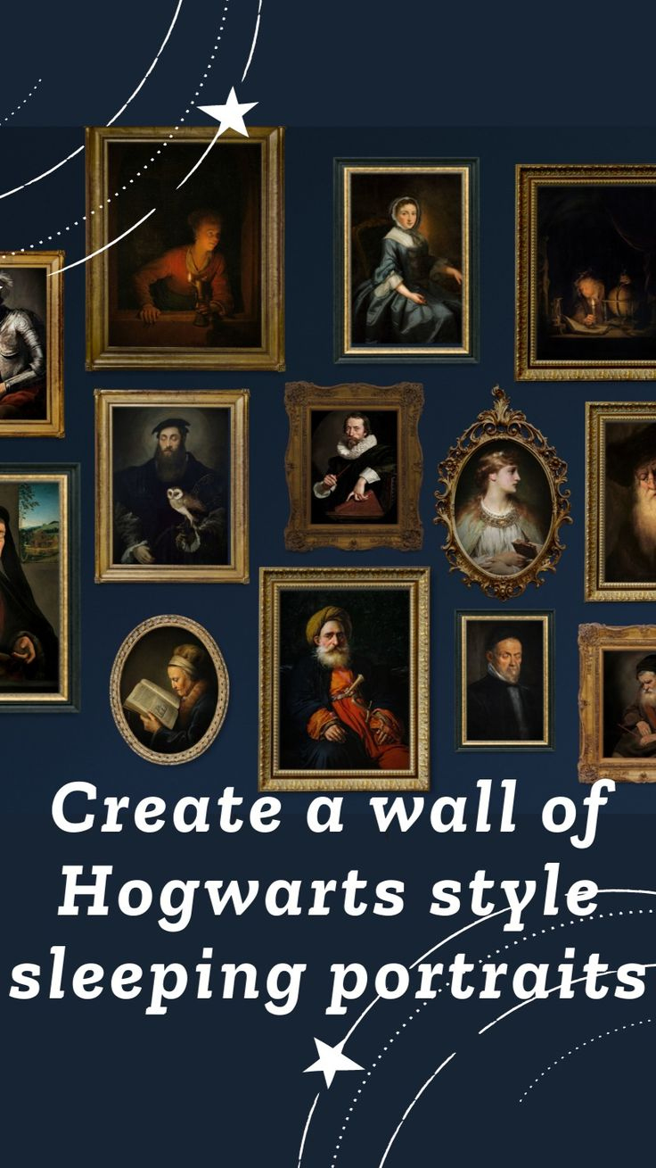 Printable Hogwarts Wizard Portraits pertaining to Staircase Hogwarts Portraits Printable