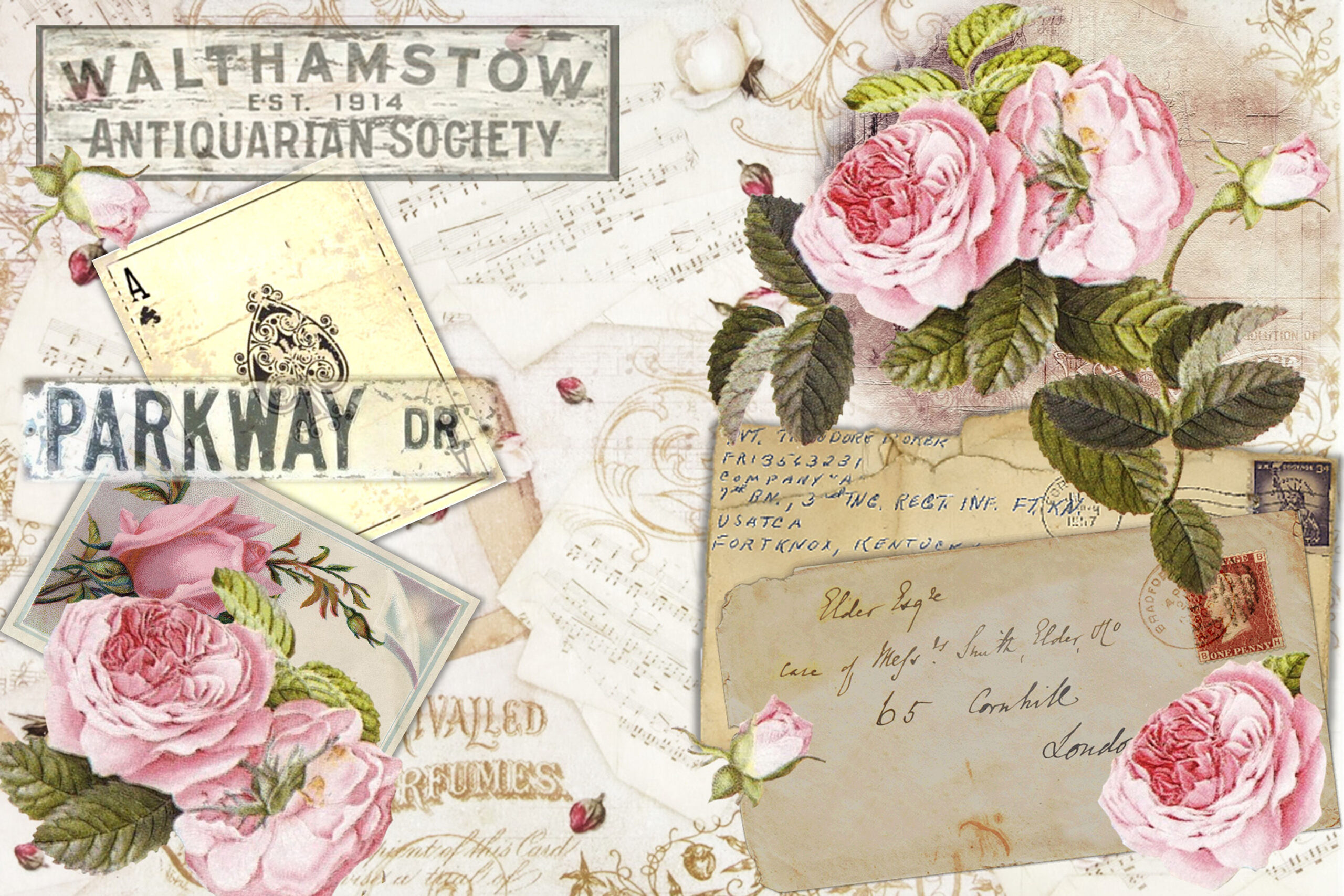 Printable Junk Journal With Free Ephemera And Clipart. Commercial with regard to Junk Journal Free Printable Ephemera