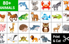 Printable Matching Game Animals + 60 Cards To Cut Out | Memozor regarding Free Printable Animal Cards