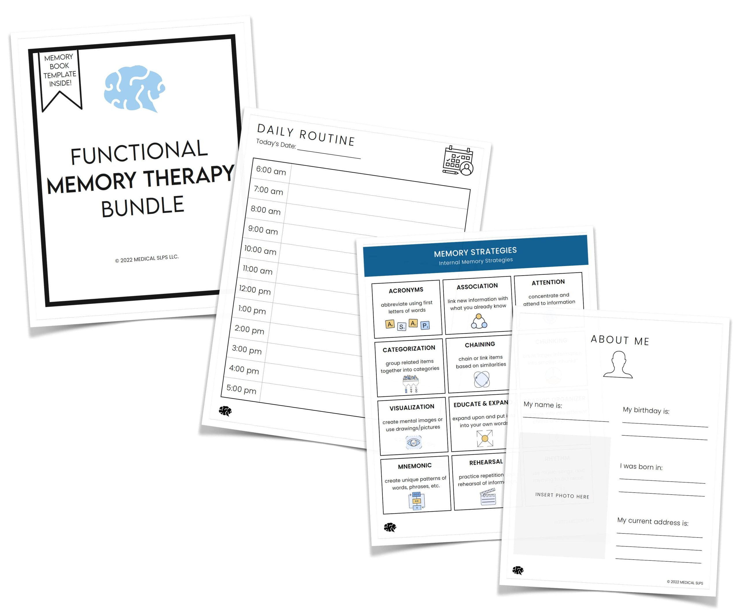 Printable Memory And Orientation Book regarding Free Printable Memory Book Templates Dementia