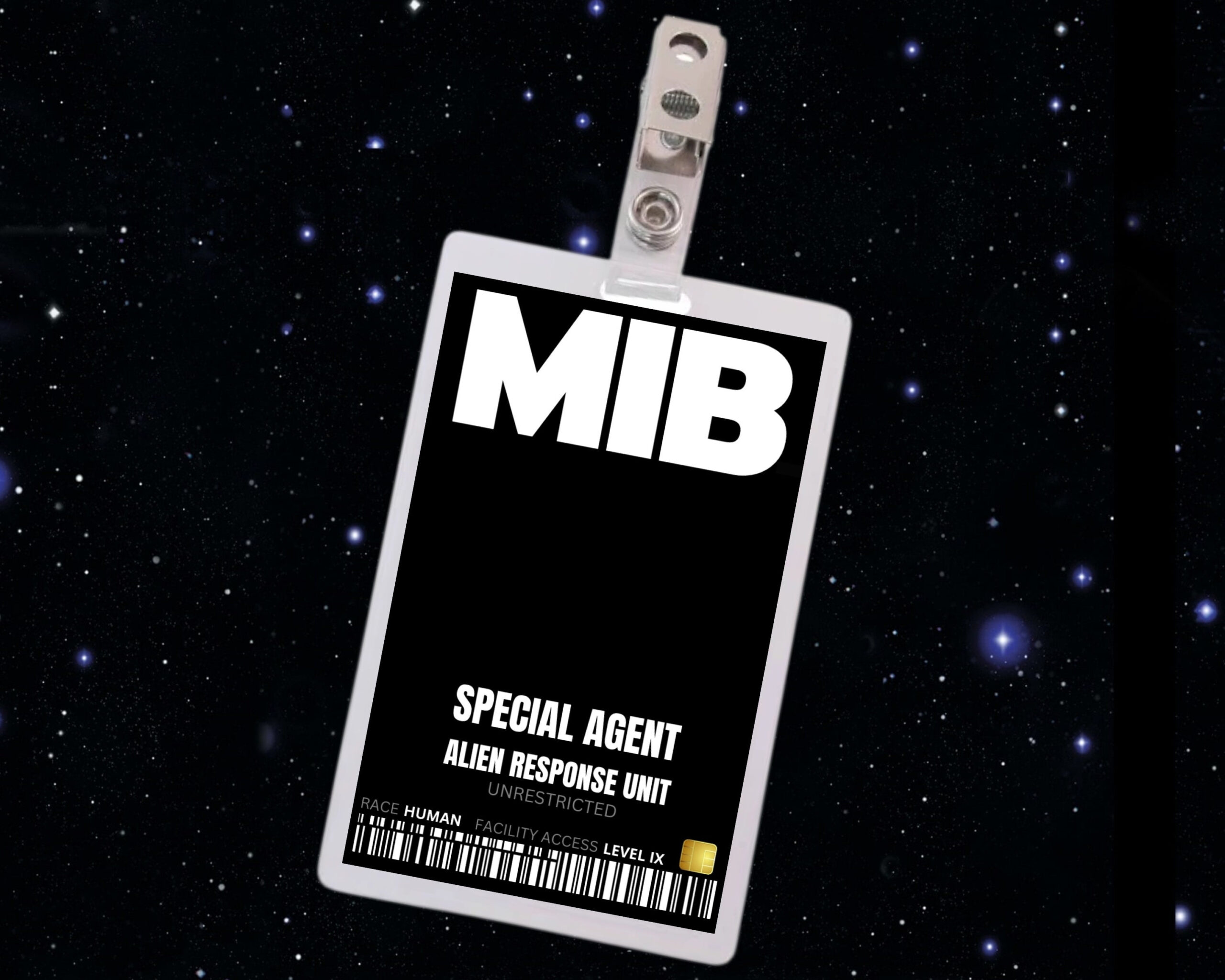 Printable Men In Black Id Card | Badge | Special Agent | Cosplay throughout Badge Creator Free Printable Mib Badge Template
