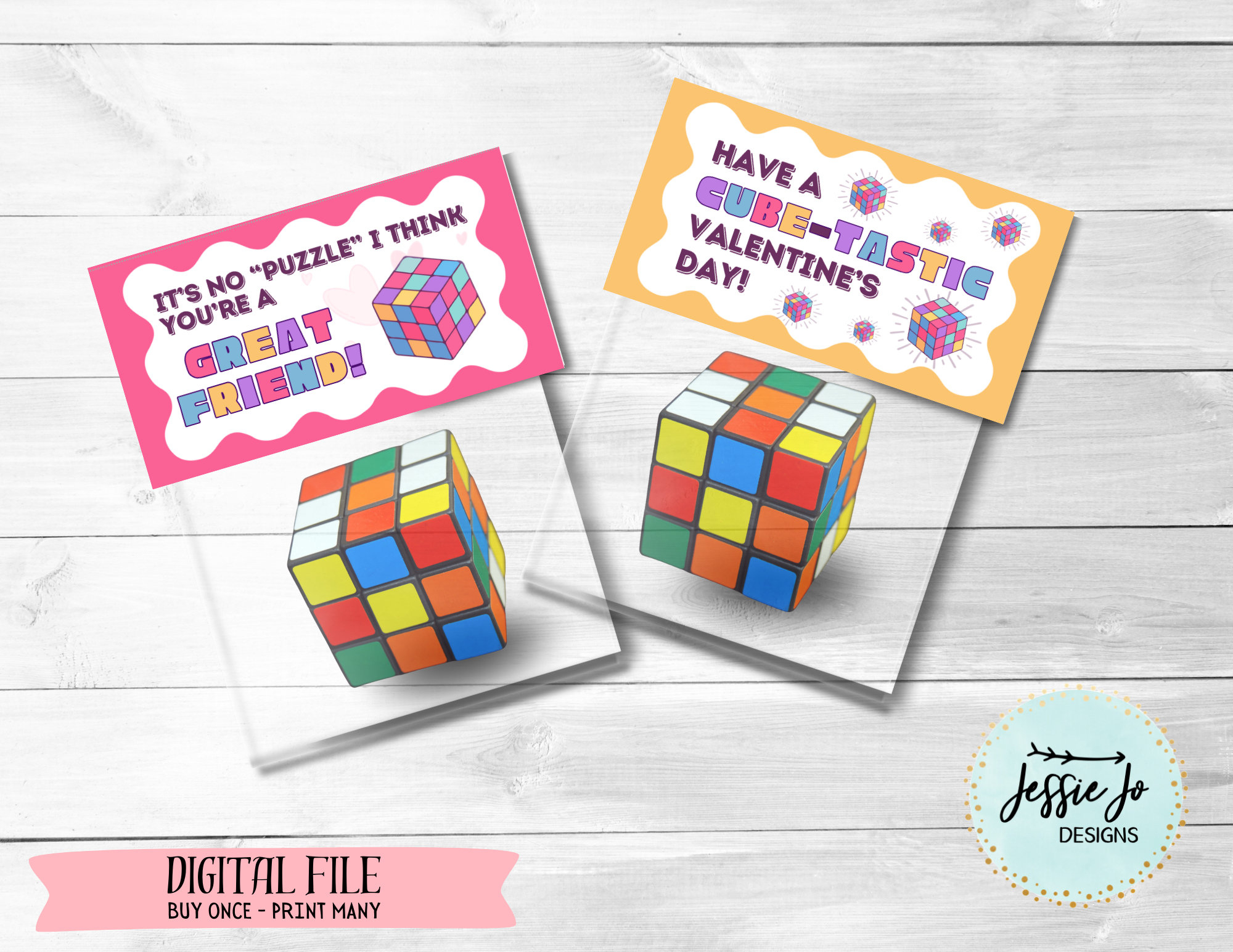 Printable Mini Cube Bag Topper - Valentine Bag Topper - Valentine intended for Rubik&amp;amp;#039;s Cube Valentine Printable