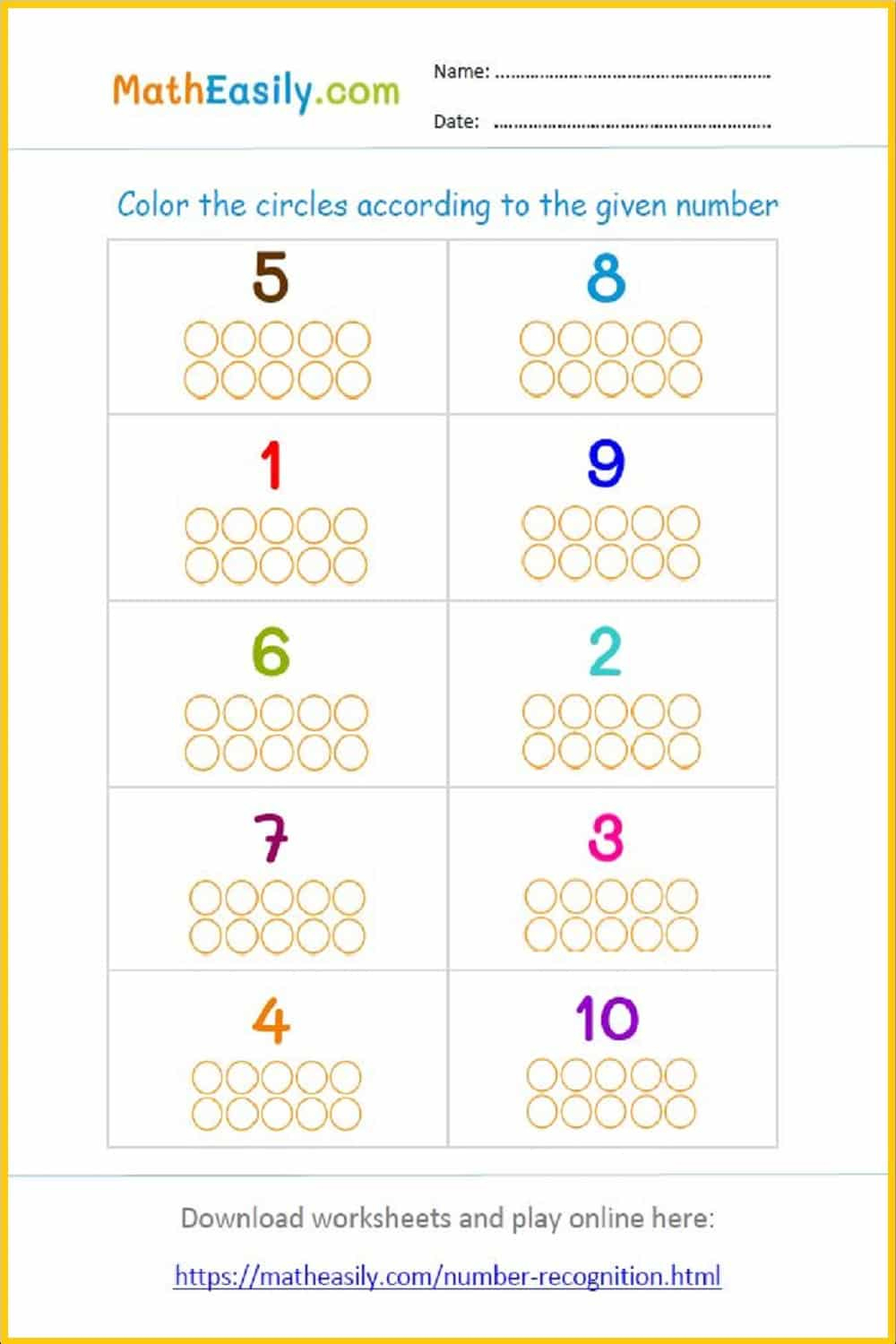 Printable Number Sense Worksheets Pdf | Free Download within Identifying Numbers Worksheet Printable