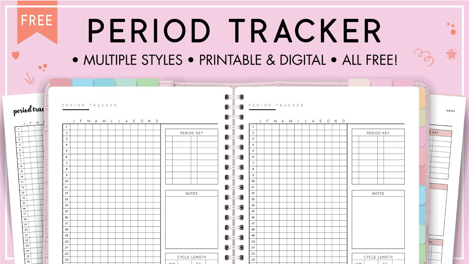 Printable Period Tracker Template - World Of Printables with Free Printable Period Tracker