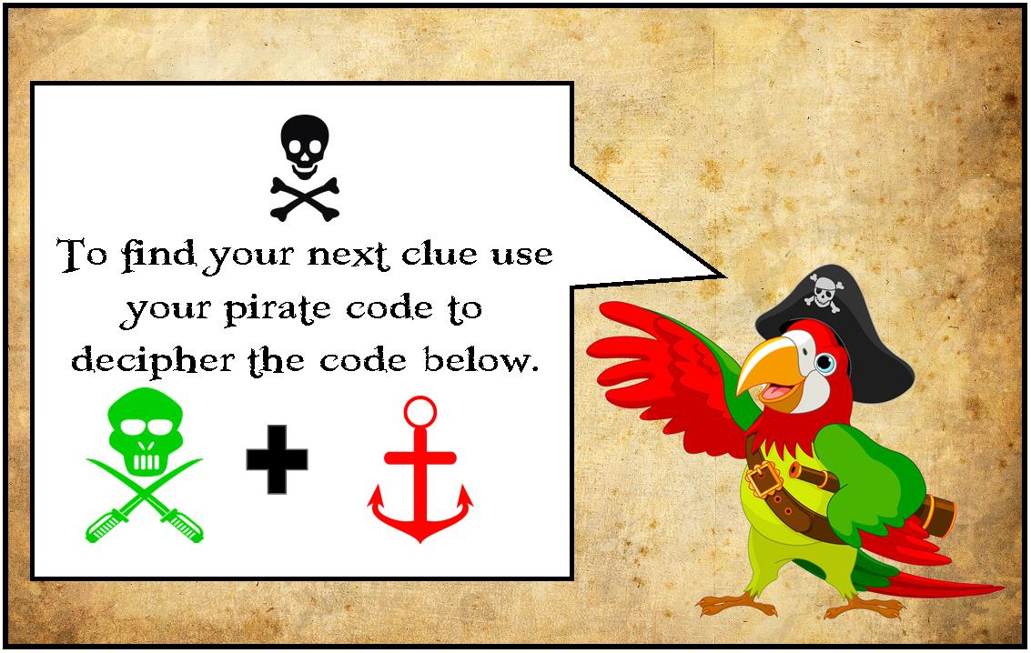 Printable Pirate Party Treasure Hunt! for Printable Pirate Treasure Hunt Clues