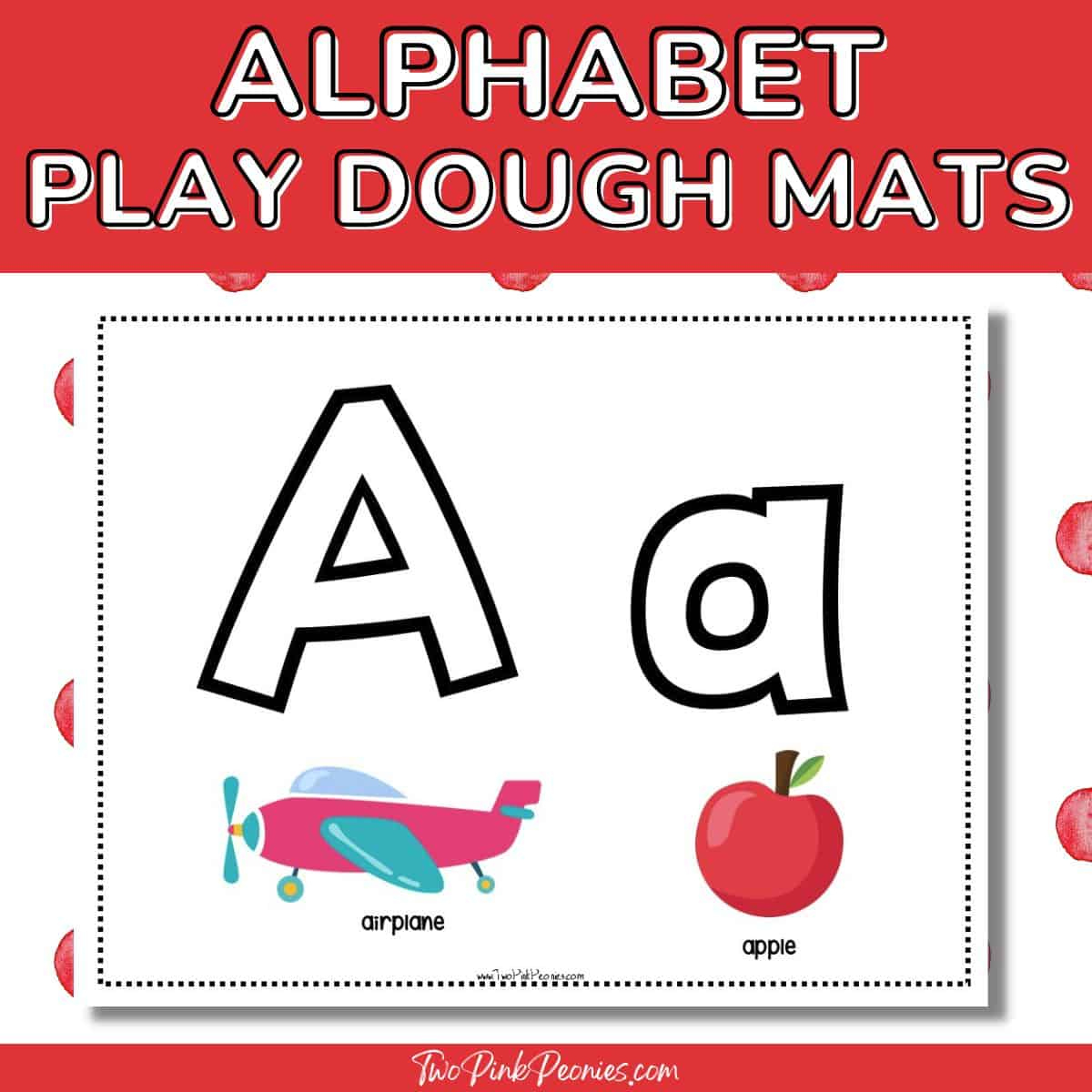 Printable Playdough Alphabet Mats {Instant Download!} inside Printable Alphabet Free Alphabet Playdough Mats