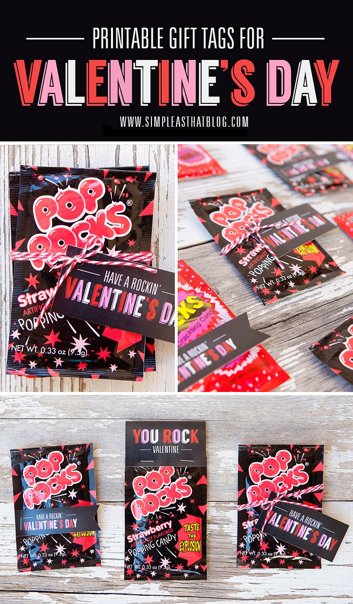 Printable Pop Rocks Valentine&amp;#039;S Day Gift Tags throughout Pop Rocks Valentine Free Printable