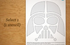 Printable Pumpkin Carving Pattern: Star Wars, Darth Vader – Etsy inside Darth Vader Stencil Printable