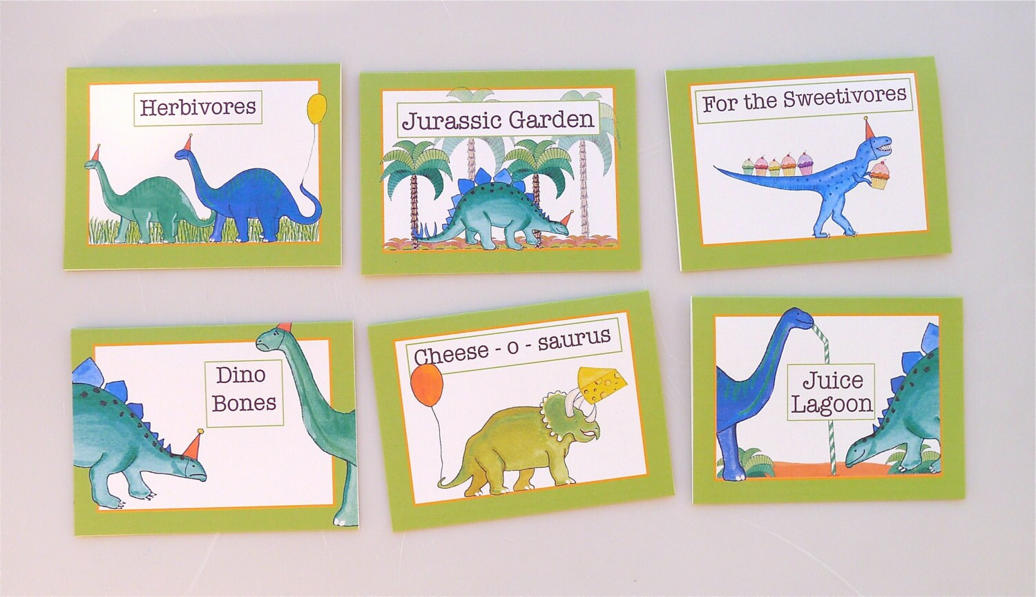 Printable Set Of 6 Food Tents For Dinosaur Themed Party - Food within Free Printable Dinosaur Party Food Labels