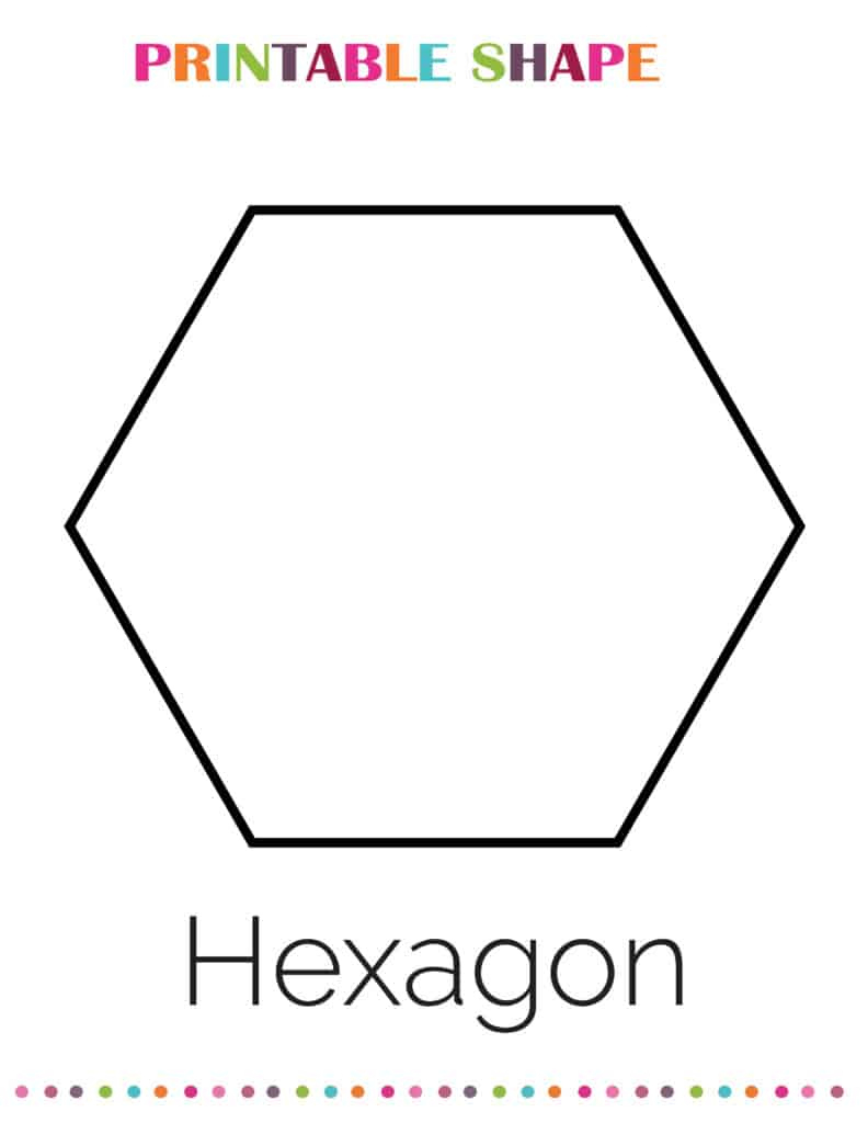 Printable Shapes Coloring Pages (Pdfs) - Freebie Finding Mom pertaining to Circle and Hexagon Shapes Worksheet Printable