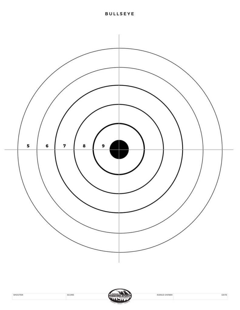 Printable Shooting Targets And Gun Targets • Nssf in Free Rifle Targets Printable